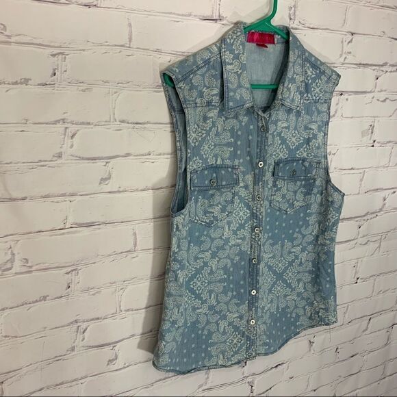 Tinseltown large denim shirt - Picture 1 of 4